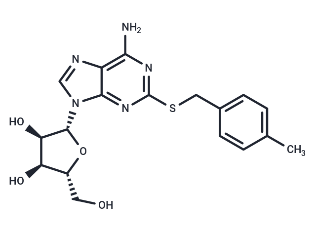 化合物 2-(4-Methylbenzyl)thioadenosine|TNU0985|TargetMol