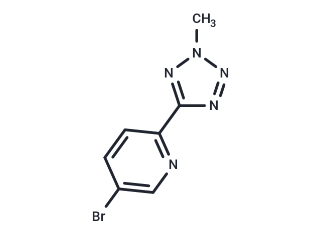 化合物 5-Bromo-2-(2-methyl-2H-tetrazol-5-yl)pyridine|T66868|TargetMol