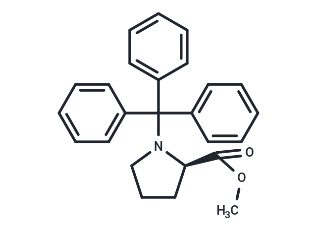 化合物 (2R)-1-Triphenylmethyl-2-pyrrolidinecarboxylic ?acid methyl ester|TNU0948|TargetMol