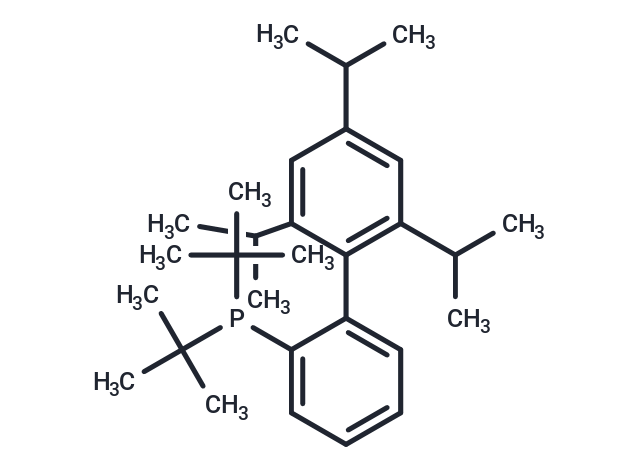 化合物 Di-tert-butyl(2',4',6'-triisopropyl-[1,1'-biphenyl]-2-yl)phosphine|T67383|TargetMol