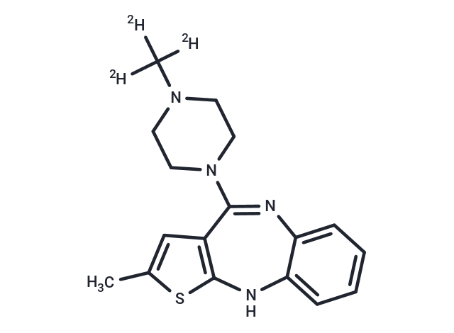 化合物 Olanzapine D3|T12291|TargetMol