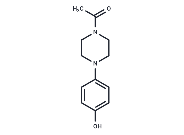 化合物 1-(4-(4-Hydroxyphenyl)piperazin-1-yl)ethanone|T67589|TargetMol