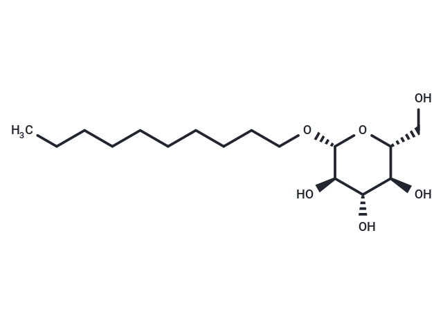 化合物 Decyl β-D-glucopyranoside|T66430|TargetMol