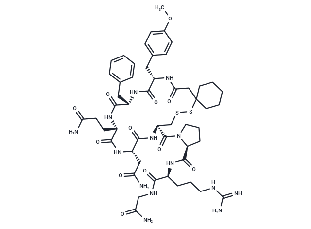 化合物 (d(CH2)51,Tyr(Me)2,Arg8)-Vasopressin|TP2136|TargetMol