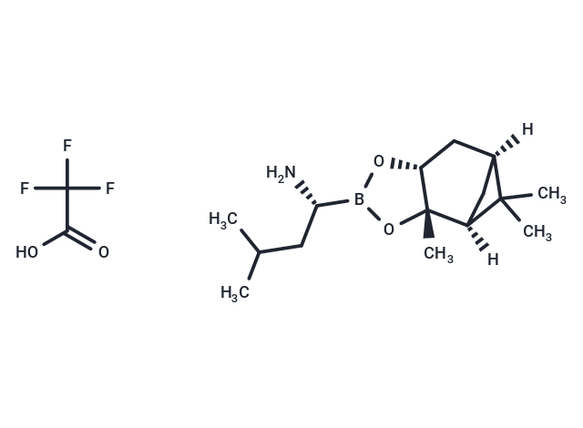 化合物 (R)-BoroLeu-(+)-Pinanediol trifluoroacetate|T66966|TargetMol