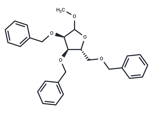 化合物 Methyl ?2,3,5-tri-O-benzyl-D-ribofuranoside|TNU0910|TargetMol