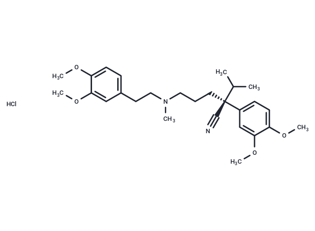 化合物 (S)-Verapamil hydrochloride|T13879|TargetMol