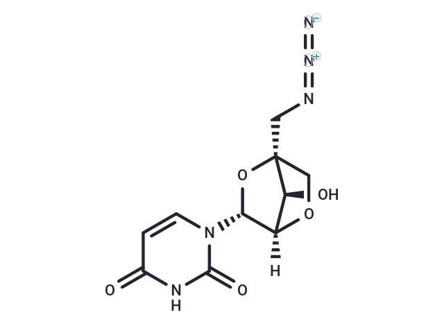 化合物 5’-Azido-5’-deoxy-2’-O,4’-C-methyleneuridine|TNU1250|TargetMol