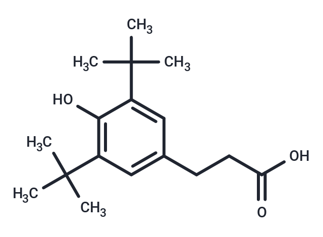 化合物 3-(3,5-Di-tert-butyl-4-hydroxyphenyl)propionic acid|T65613|TargetMol