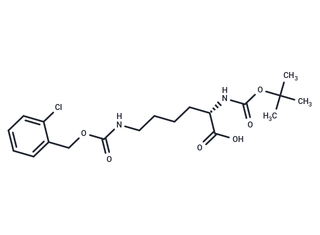 化合物 Boc-Lys(2-Cl-Z)-OH|T67521|TargetMol