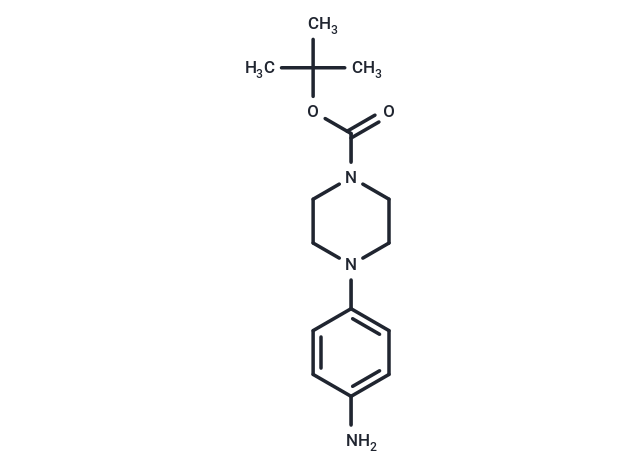 化合物 tert-Butyl 4-(4-aminophenyl)piperazine-1-carboxylate|T66509|TargetMol