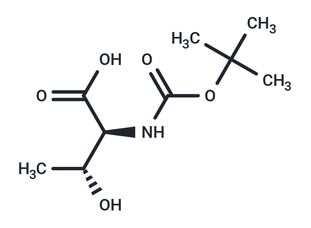 化合物 (2S,3R)-2-((tert-Butoxycarbonyl)amino)-3-hydroxybutanoic acid|T67528|TargetMol