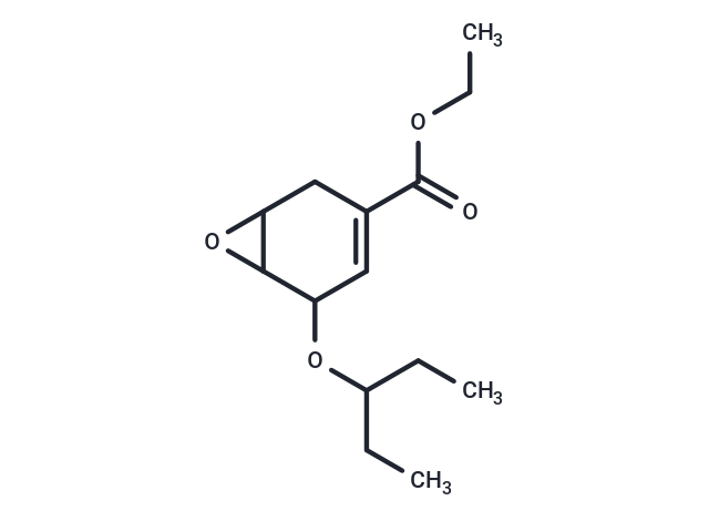 化合物 Ethyl (1S,5R,6S)-5-(pentan-3-yl-oxy)-7-oxa-bicyclo[4.1.0]hept-3-ene-3-carboxylate|T66969|TargetMol