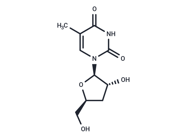 化合物 3’-Deoxy-5-methyluridine|TNU0249|TargetMol