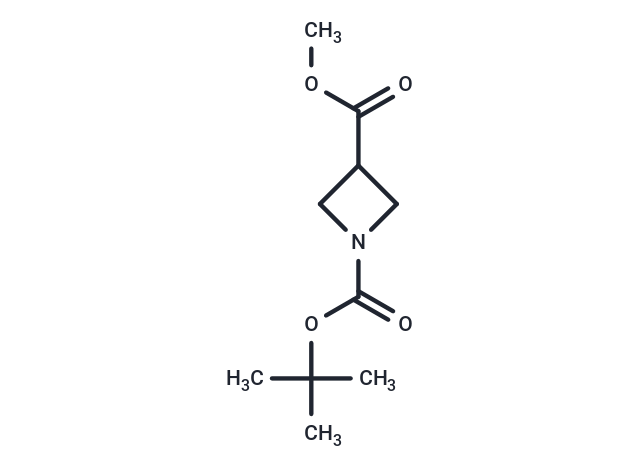 化合物 Methyl 1-Boc-azetidine-3-carboxylate|T66490|TargetMol