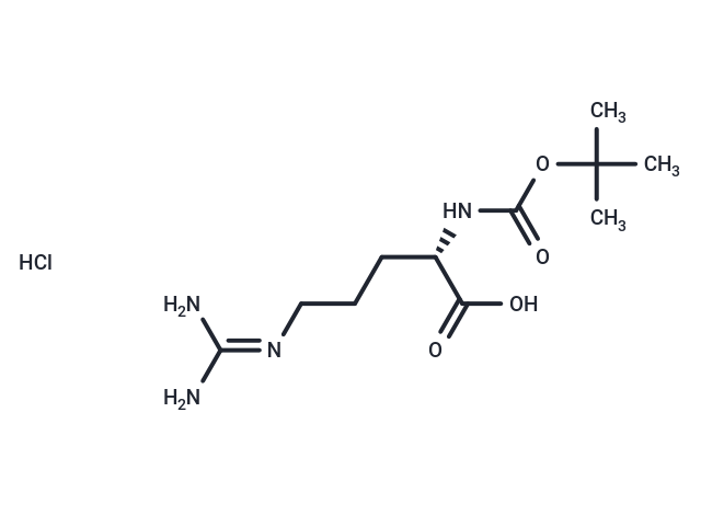 化合物 Boc-Arg-OH.HCl|T66380|TargetMol