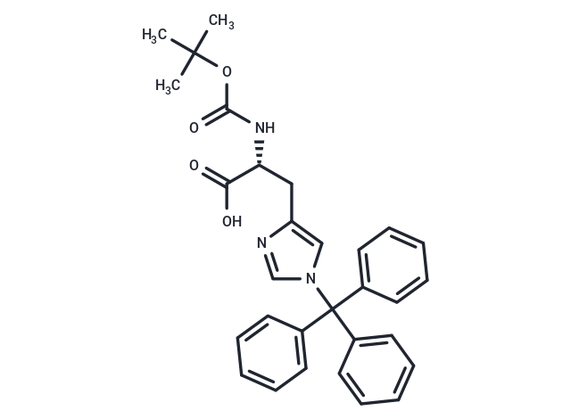 化合物 Boc-D-His(trt)-OH|T67425|TargetMol