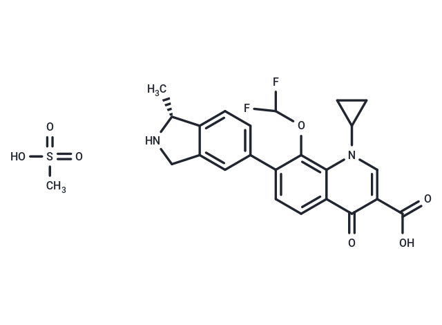 化合物 Garenoxacin mesylate|T7804L|TargetMol