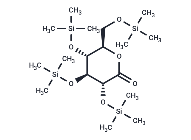 化合物 2,3,4,6-Tetra-O-(trimethylsilyl)-D-glucono-delta-lactone|T66182|TargetMol