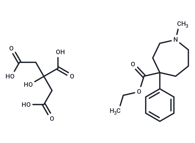 化合物 Ethoheptazine Citrate|T27294|TargetMol