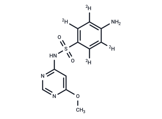 化合物 Sulfamonomethoxine-d4|T13032|TargetMol