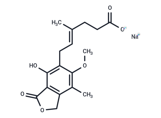 化合物 Mycophenolic acid sodium|T61099|TargetMol