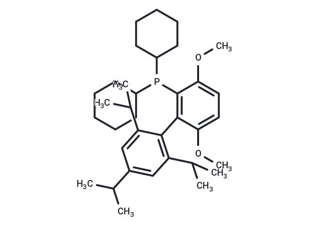 化合物 Dicyclohexyl(2',4',6'-triisopropyl-3,6-dimethoxy-[1,1'-biphenyl]-2-yl)phosphine|T66017|TargetMol