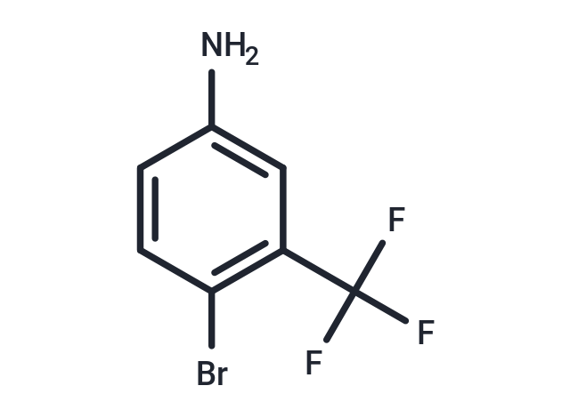 化合物 4-Bromo-3-(trifluoromethyl)aniline|T64898|TargetMol