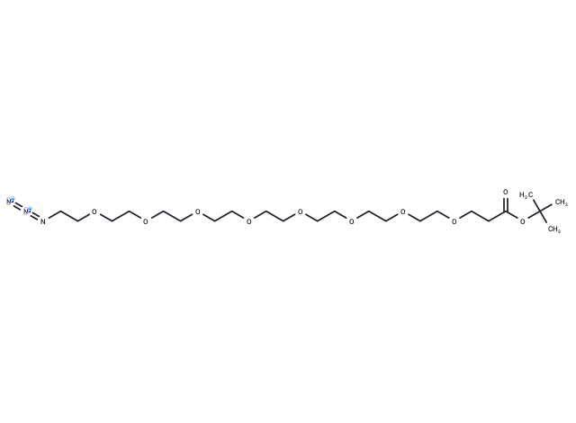 化合物 Azido-PEG8-Boc|T14476|TargetMol