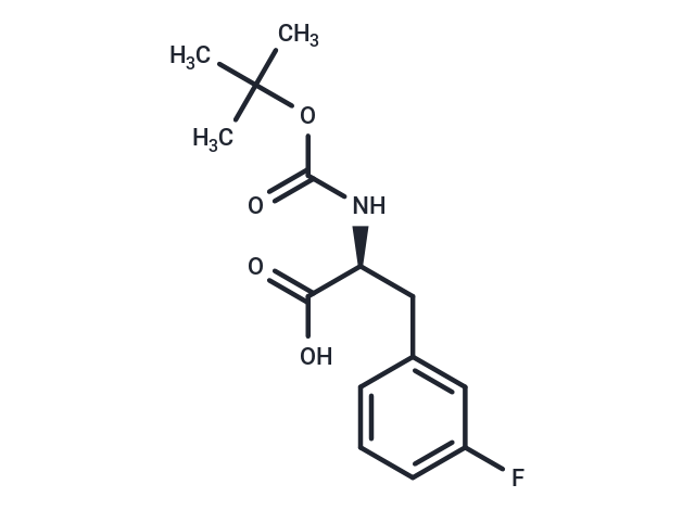 化合物 Boc-Phe(3-F)-OH|T65479|TargetMol