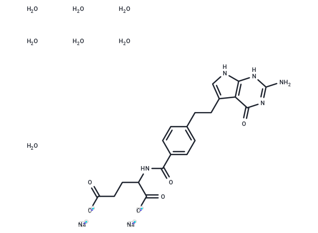 化合物 Pemetrexed disodium heptahydrate|T66032|TargetMol