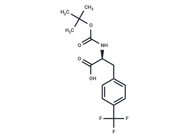 化合物 N-Boc-4-(trifluoromethyl)-L-phenylalanine|T65536|TargetMol