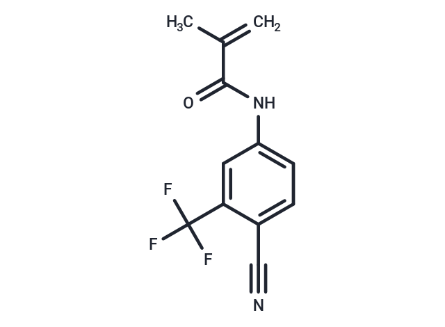 化合物 N-(4-Cyano-3-(trifluoromethyl)phenyl)methacrylamide|T65344|TargetMol