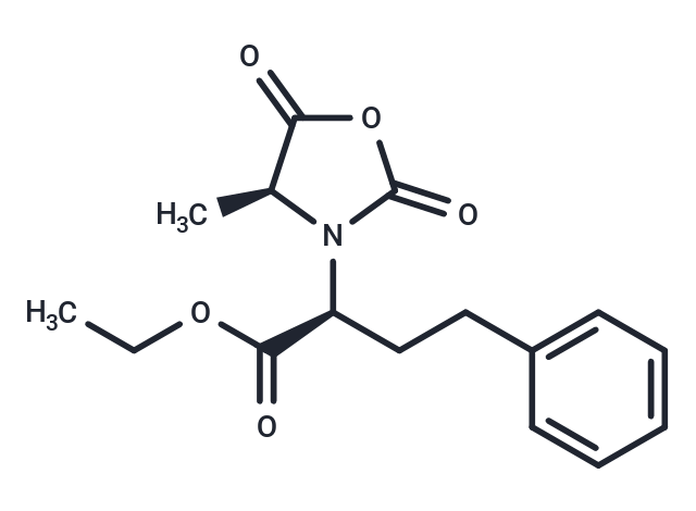 化合物 Ethyl (S)-2-[(S)-4-Methyl-2,5-dioxo-3-oxazolidinyl]-4-phenylbutanoate|T67596|TargetMol