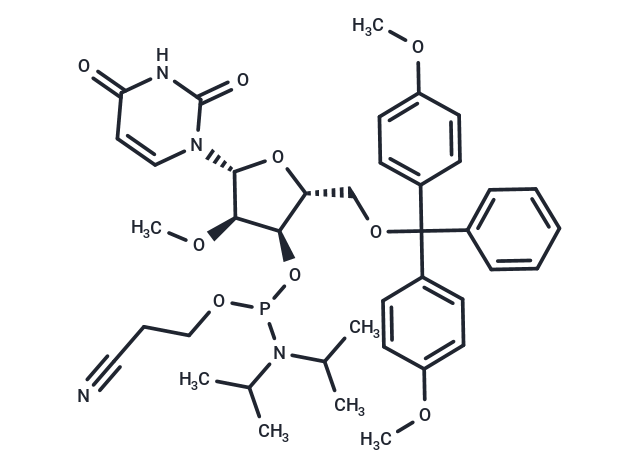 化合物 DMT-2'O-Methyl-rU Phosphoramidite|T66403|TargetMol