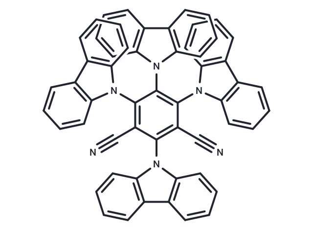 化合物 2,4,5,6-Tetra(9H-carbazol-9-yl)-1,3-Dicyanobenzene|T64416|TargetMol