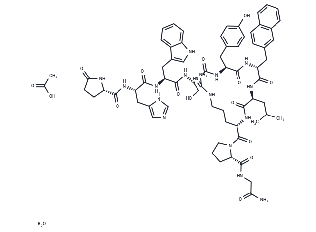 化合物 Nafarelin acetate hydrate|T68525|TargetMol