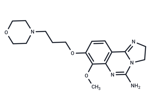 7-Methoxy-8-(3-morpholin-4-ylpropoxy)-2,3-dihydroimidazo[1,2-c]quinazolin-5-amine|T35534|TargetMol