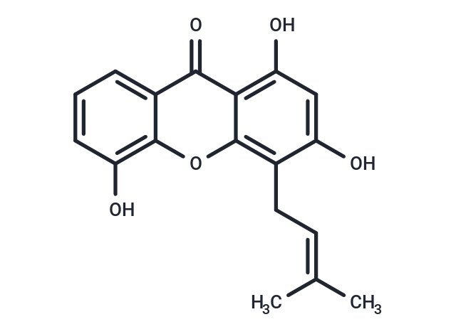 化合物 1,3,5-Trihydroxy-4-prenylxanthone|T4700|TargetMol