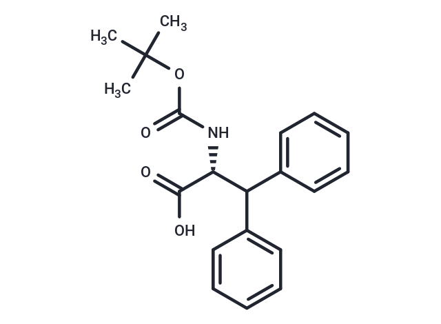 化合物 Boc-D-Ala(3,3-diphenyl)-OH|T66039|TargetMol