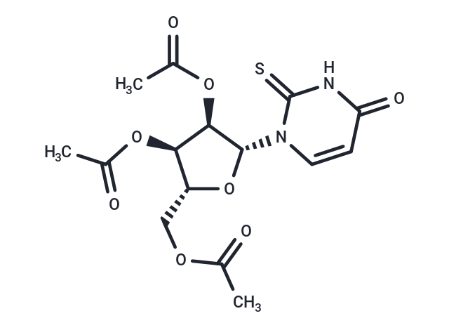 化合物 2’,3’,5’-Tri-O-acetyl-2-thiouridine|TNU0858|TargetMol