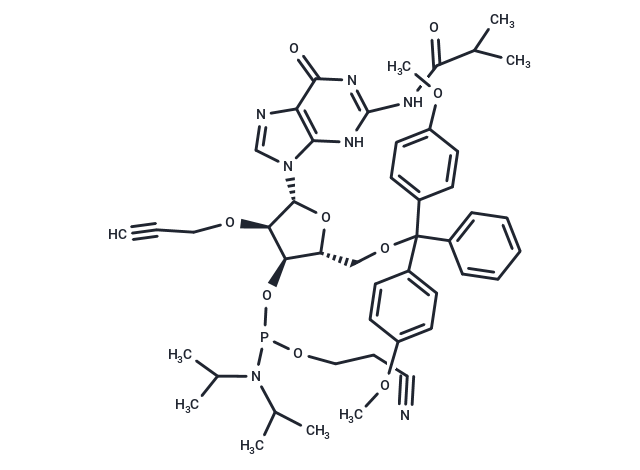 化合物 2’-O-Propargyl G(iBu)-3’-phosphoramidite|TNU0940|TargetMol