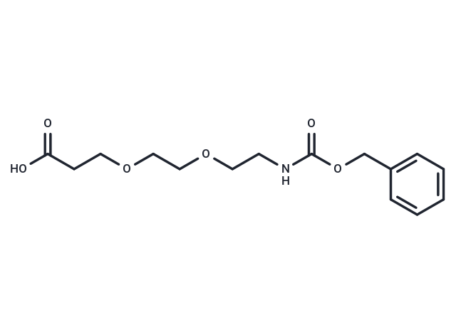 化合物 Cbz-NH-PEG2-C2-acid|T14887|TargetMol