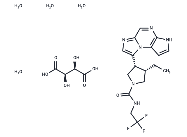 化合物 Upadacitinib tartrate|T7503L|TargetMol