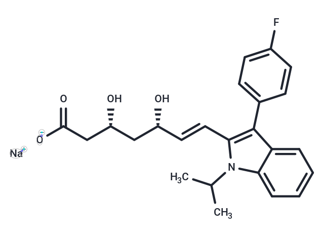 化合物 (3R,5S)-Fluvastatin sodium|T85359|TargetMol