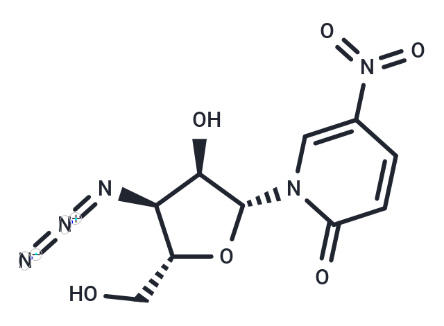 化合物 3’-Azido-3’-deoxy-5-nitro-4-deoxyuridine|TNU0838|TargetMol