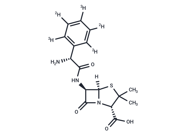 化合物 Ampicillin-d5|TMID-0004|TargetMol