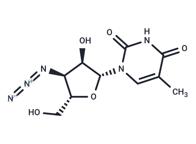 化合物 3’-Azido-3’-deoxy-5-methyuridine|TNU0146|TargetMol