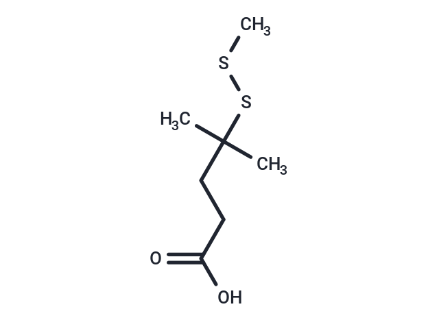 化合物 4-Methyl-4-(methyldisulfanyl)pentanoic acid|T17334|TargetMol