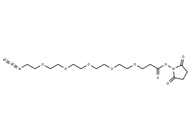 化合物 Azido-PEG5-NHS ester|T14462|TargetMol